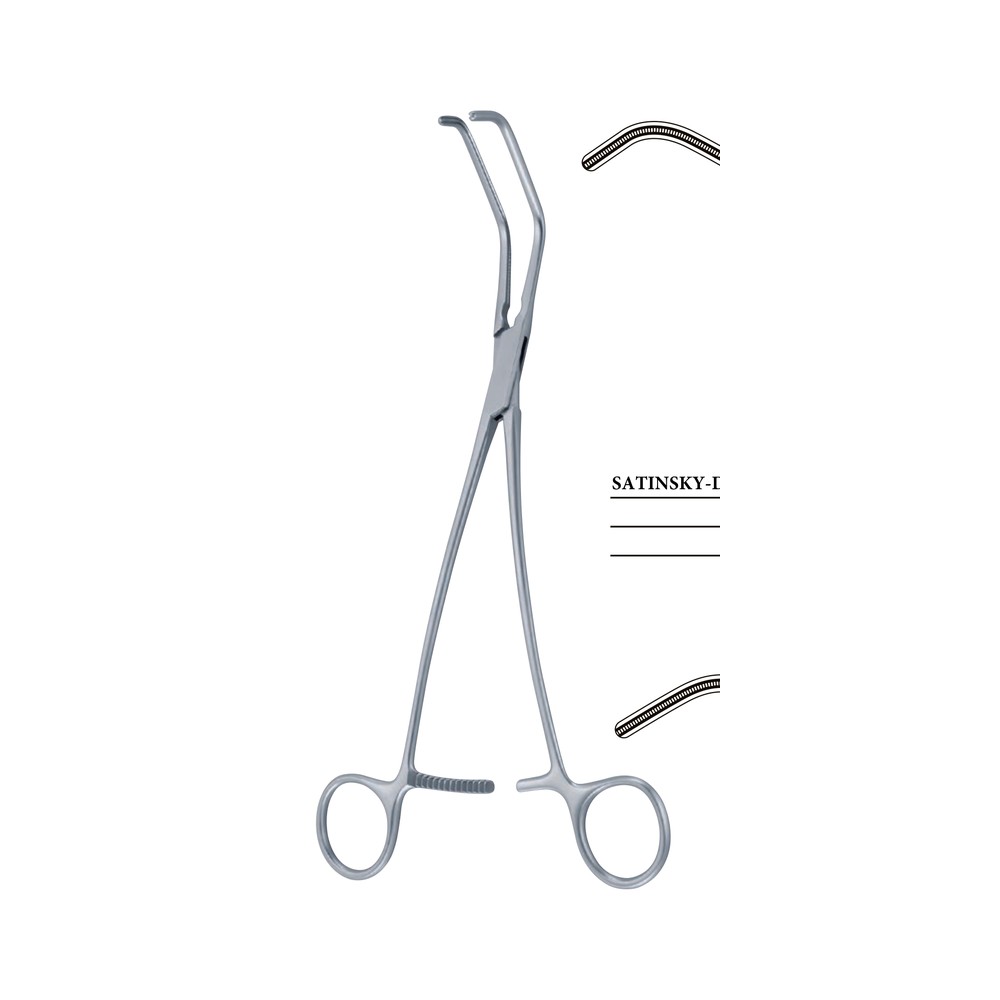 SATINSKY-DE BAKEY 275 mm (27.5 cm) Vascular forceps 1 SATINSKY-DE BAKEY 275 mm (27.5 cm) Vascular forceps