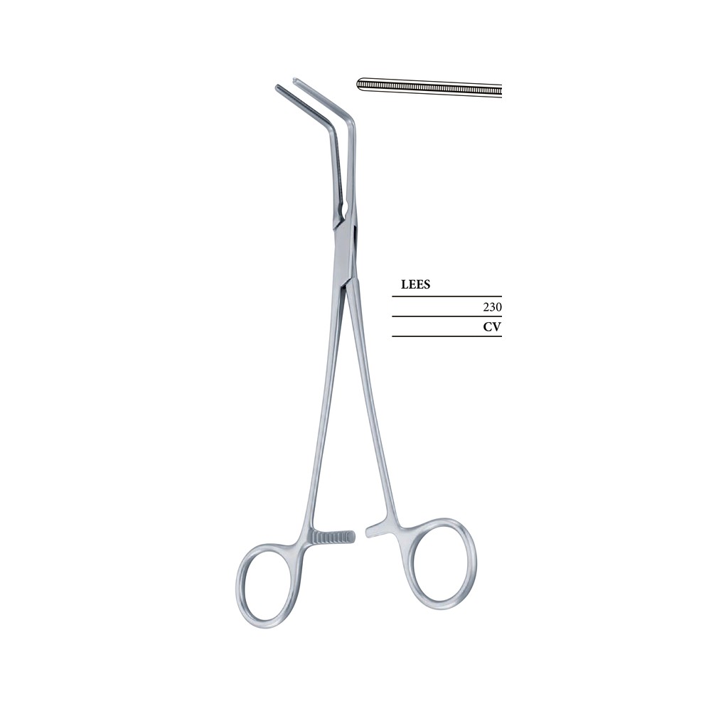LEES 230 mm (23 cm) Vascular forceps 1 LEES 230 mm (23 cm) Vascular forceps