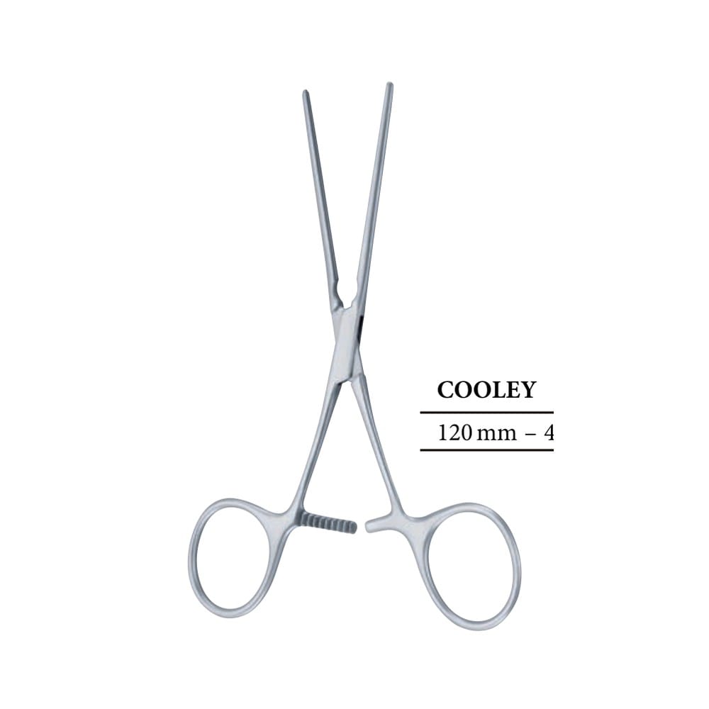 COOLEY curved 120 mm (12 cm) Vascular forceps 1 COOLEY curved 120 mm (12 cm) Vascular forceps