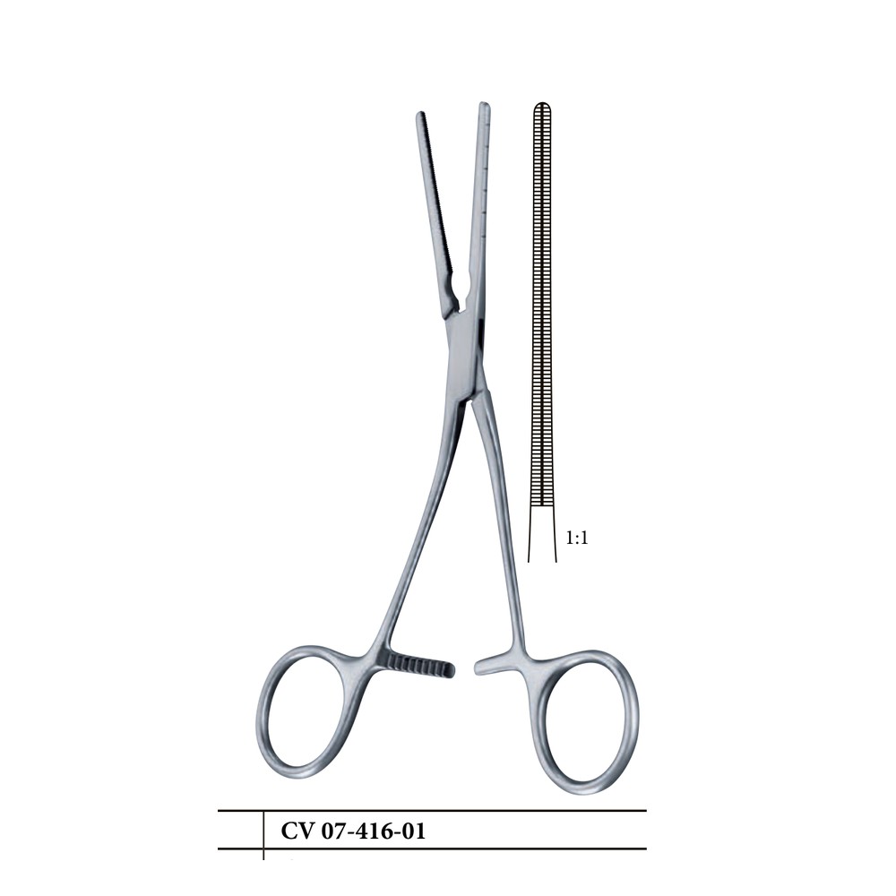 COOLEY PATENT DUCTUS CLAMP Angled on flat, Graduated 230 mm (23 cm) Multi-purpose clamps, pediatric, graduated 1 COOLEY PATENT DUCTUS CLAMP Angled on flat, Graduated 230 mm (23 cm) Multi-purpose clamps, pediatric, graduated