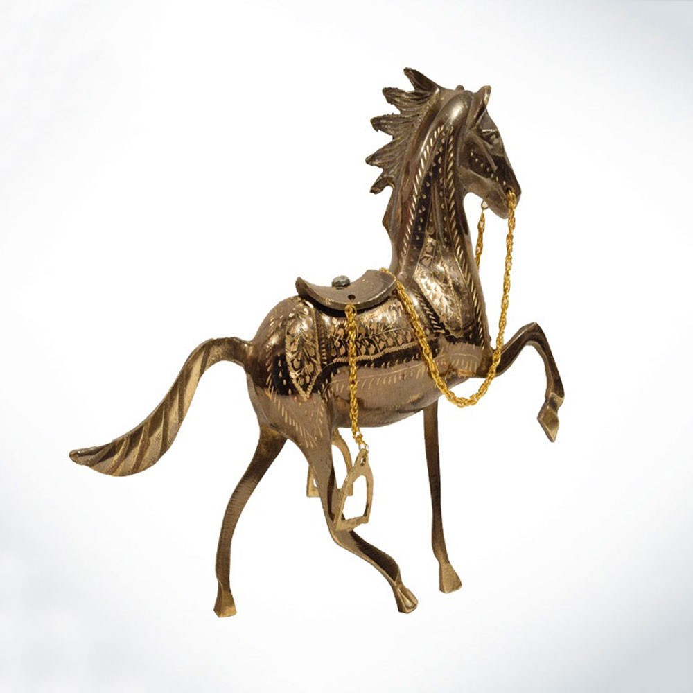 Brass Horse Figurine Model 11 1 Brass Horse Figurine Model 11