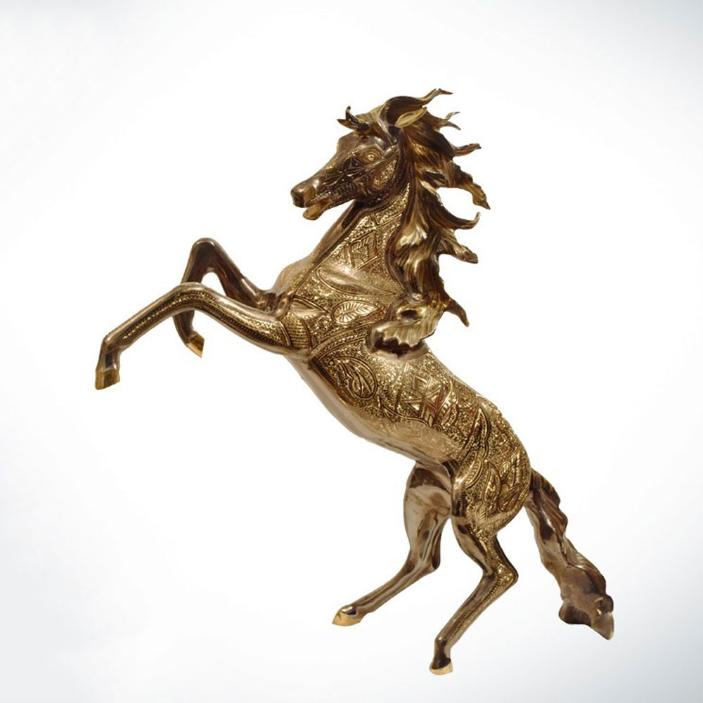 Brass Horse Figurine Model 13 1 Brass Horse Figurine Model 13