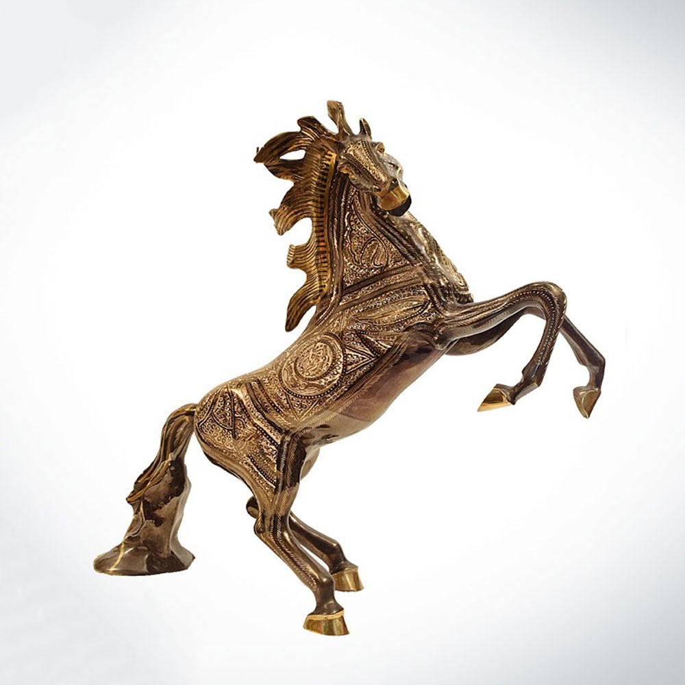 Brass Horse Figurine Model 19 1 Brass Horse Figurine Model 19