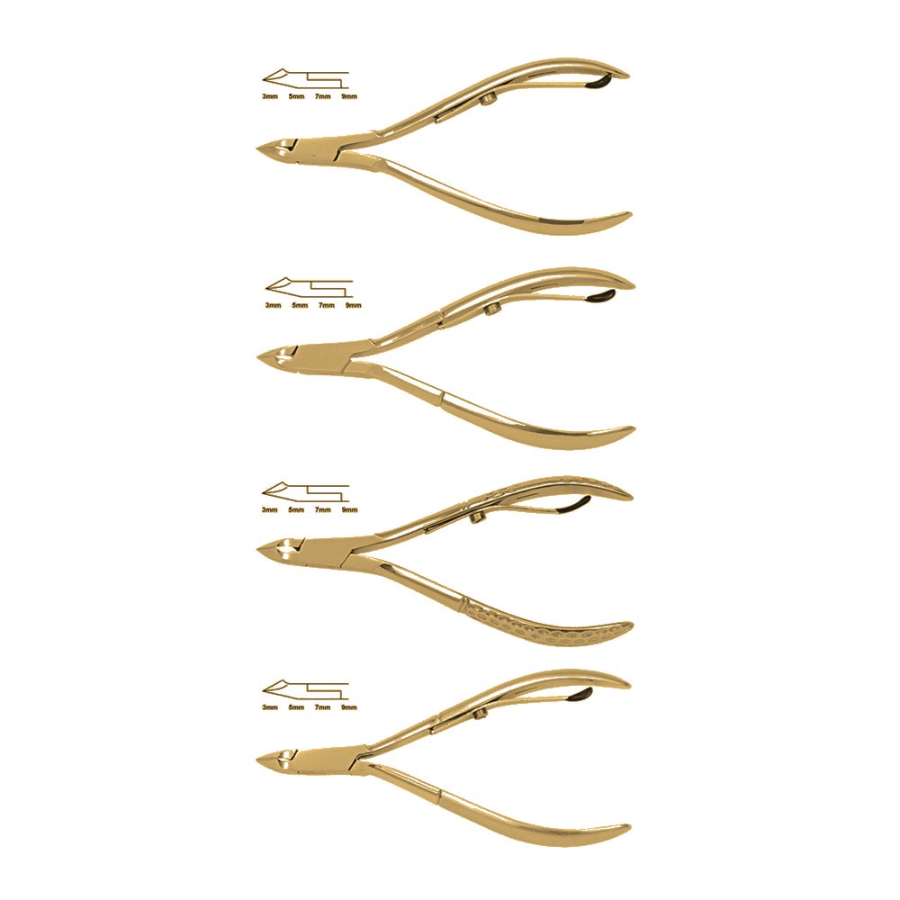 Cuticle Nail Nipper 10cm – Gold Finish (CN 101-01) 1 Cuticle Nail Nipper 10cm – Gold Finish (CN 101-01)