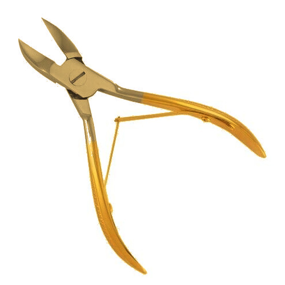 Cuticle Nail Nipper 10cm – Gold Finish (CN 116-01) 1 Cuticle Nail Nipper 10cm – Gold Finish (CN 116-01)