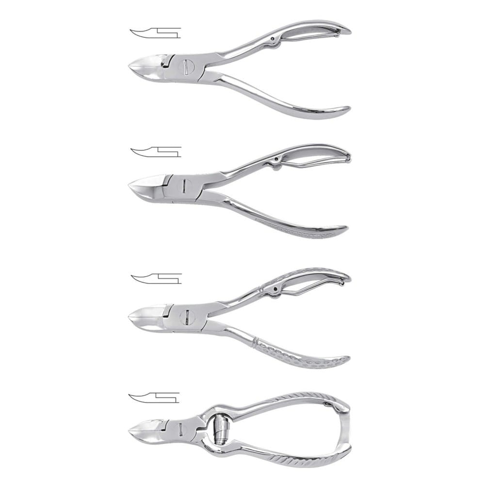 Precision Cuticle Nail Nipper — 3-Size Set (Chrome Finish, S / M / L) 1 Cuticle Nail Nipper — CN 130-01 variant range