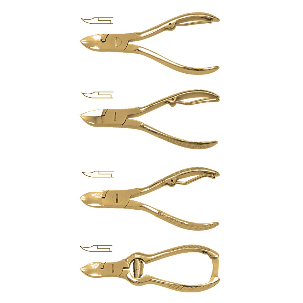 Cuticle Nail Nipper 10cm – Gold Finish (CN 136-01) 1 Cuticle Nail Nipper 10cm – Gold Finish (CN 136-01)