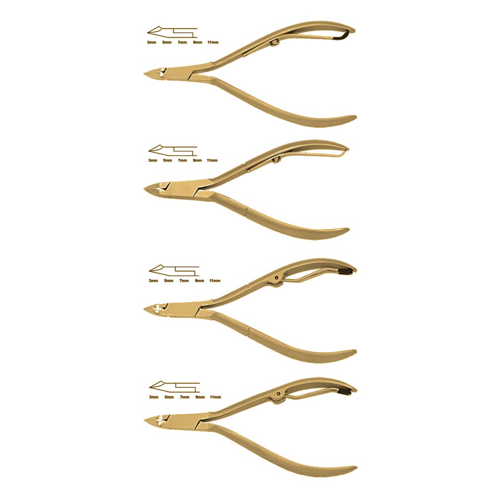 Cuticle Nail Nipper 9.5cm – Gold Finish (CN 146-01) 1 Cuticle Nail Nipper 9.5cm – Gold Finish (CN 146-01)