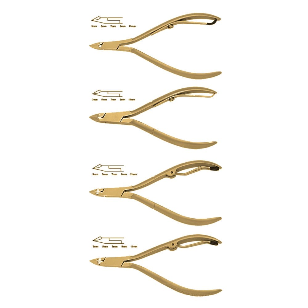 Cuticle Nail Nipper 9.5cm – Gold Finish (CN 151-01) 1 Cuticle Nail Nipper 9.5cm – Gold Finish (CN 151-01)