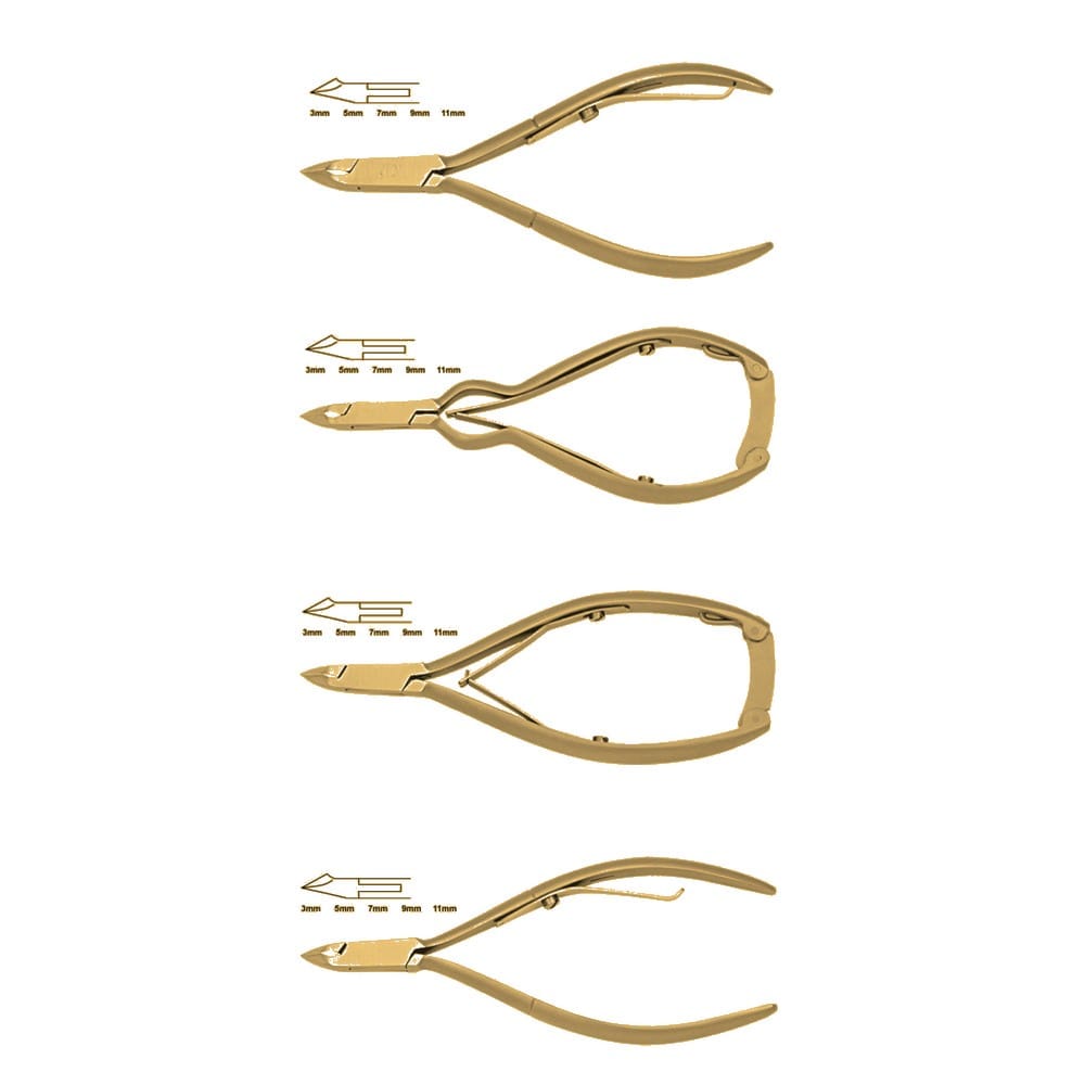 Cuticle Nail Nipper 10cm – Gold Finish (CN 171-01) 1 Cuticle Nail Nipper 10cm – Gold Finish (CN 171-01)