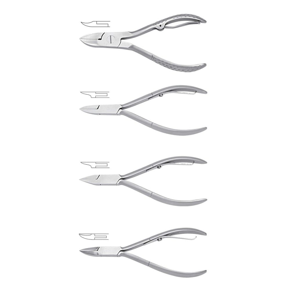 Heavy-Duty Toenail Nipper — 3-Size Set (Chrome Finish, S / M / L) 1 Cuticle Nail Nipper — CN 205-01 variant range