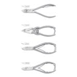 Heavy-Duty Toenail Nipper — 2-Size Set (Chrome Finish, Small & Large) Cuticle Nail Nipper — CN 230-01 variant range