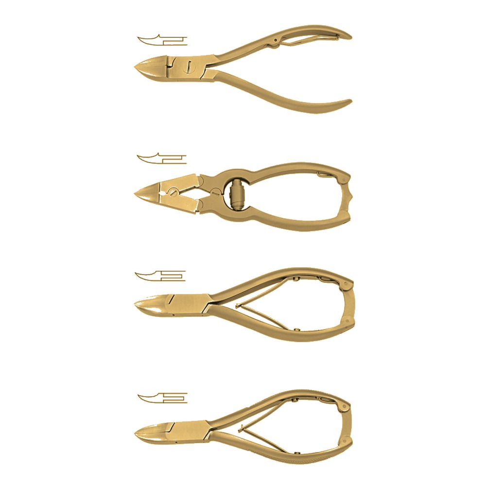 Cuticle Nail Nipper 10cm – Gold Finish (CN 236-01) 1 Cuticle Nail Nipper 10cm – Gold Finish (CN 236-01)