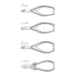 Heavy-Duty Toenail Nipper — 2-Size Set (Chrome Finish, Small & Large) Cuticle Nail Nipper — CN 255-01 variant range