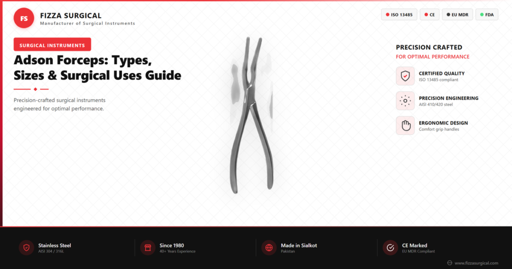 adson forceps types sizes uses guide banner 1