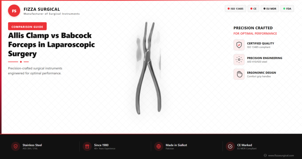 Allis Clamp vs Babcock Forceps in Laparoscopic Surgery 2 allis vs babcock laparoscopic surgery banner 1