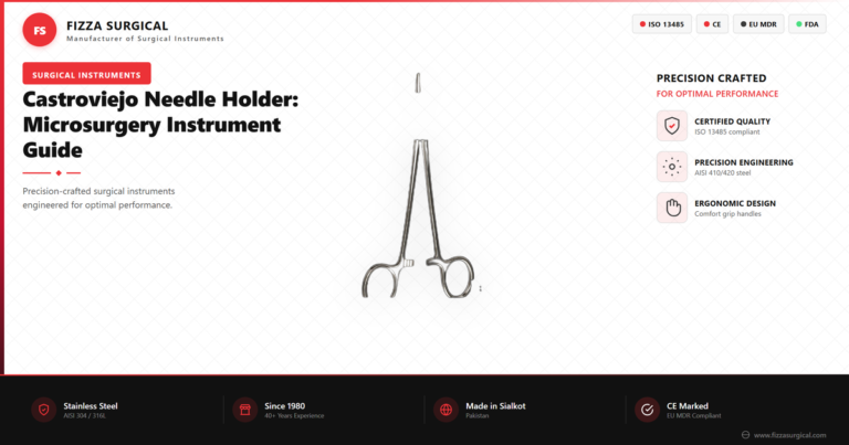 Castroviejo Needle Holder: Microsurgery Instrument Guide