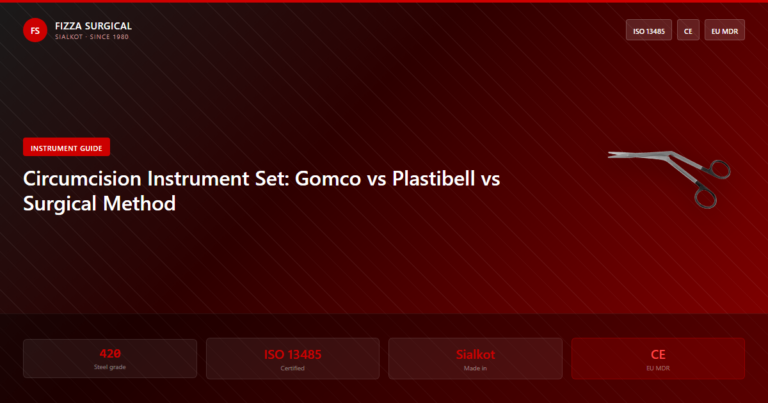 Circumcision Instrument Set: Gomco vs Plastibell Guide