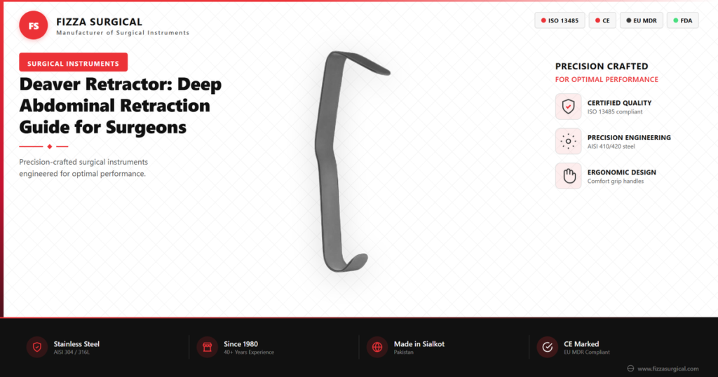 deaver retractor abdominal retraction guide banner 1