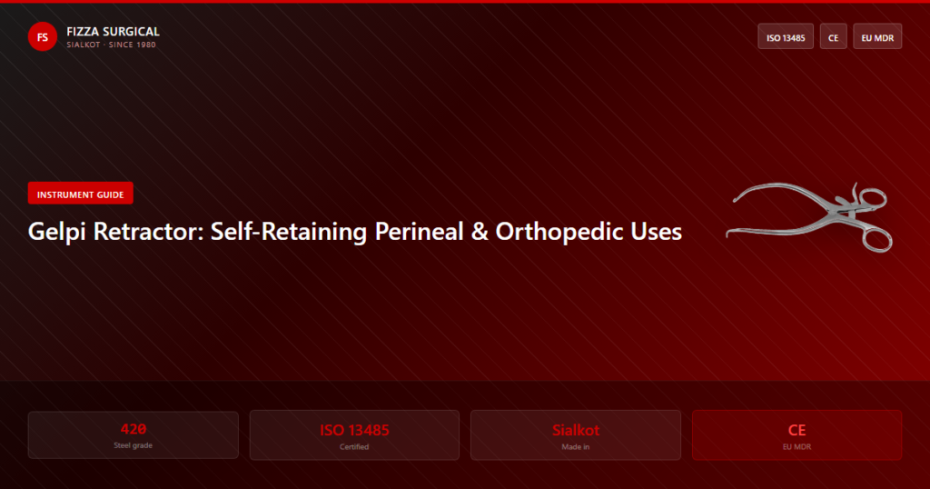 Gelpi Retractor: Self-Retaining Perineal & Orthopedic Uses 2 gelpi retractor self retaining uses guide banner
