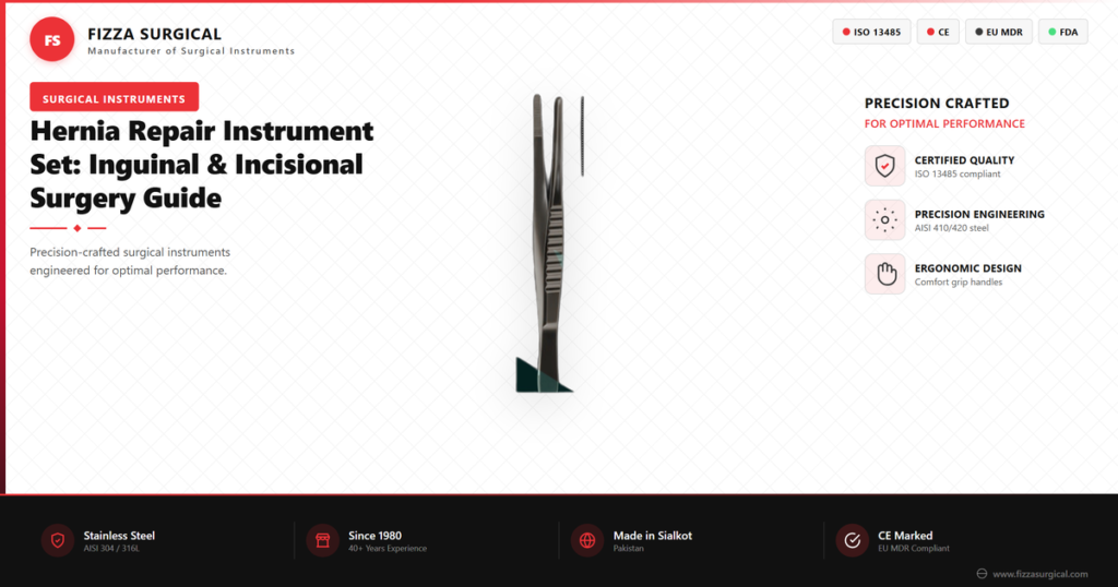 Hernia Repair Instrument Set: Inguinal & Incisional Surgery Guide 2 hernia repair instrument set guide banner 1