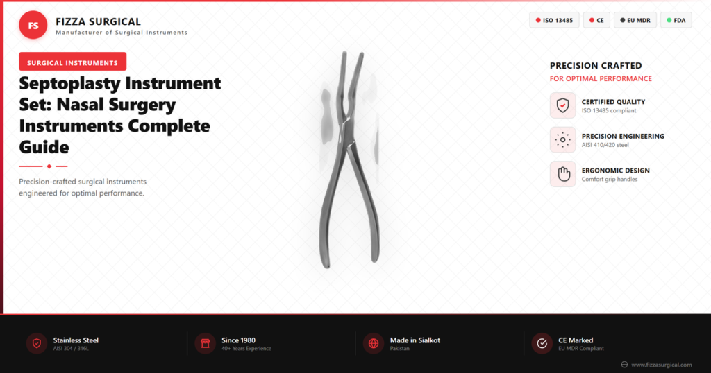 Septoplasty Instrument Set: Nasal Surgery Instruments Complete Guide 2 septoplasty instrument set nasal surgery banner 1