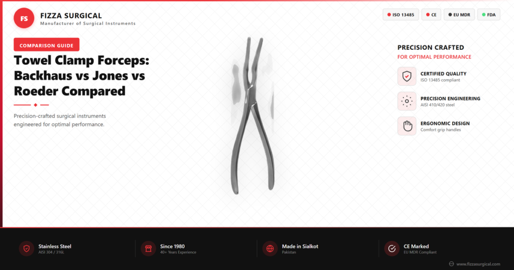 Towel Clamp Forceps: Backhaus vs Jones vs Roeder Compared 4 towel clamp forceps backhaus jones roeder banner 1
