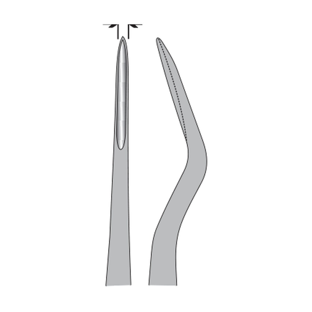 Bayonet Distal Root Elevator 1 Bayonet Distal Root Elevator