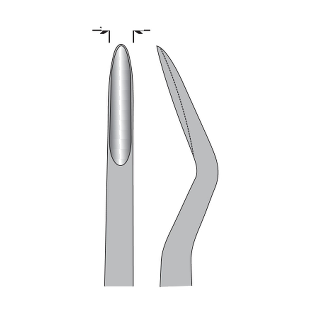 Bayonet Distal Root Elevator DE-100-03 1 Bayonet Distal Root Elevator DE-100-03
