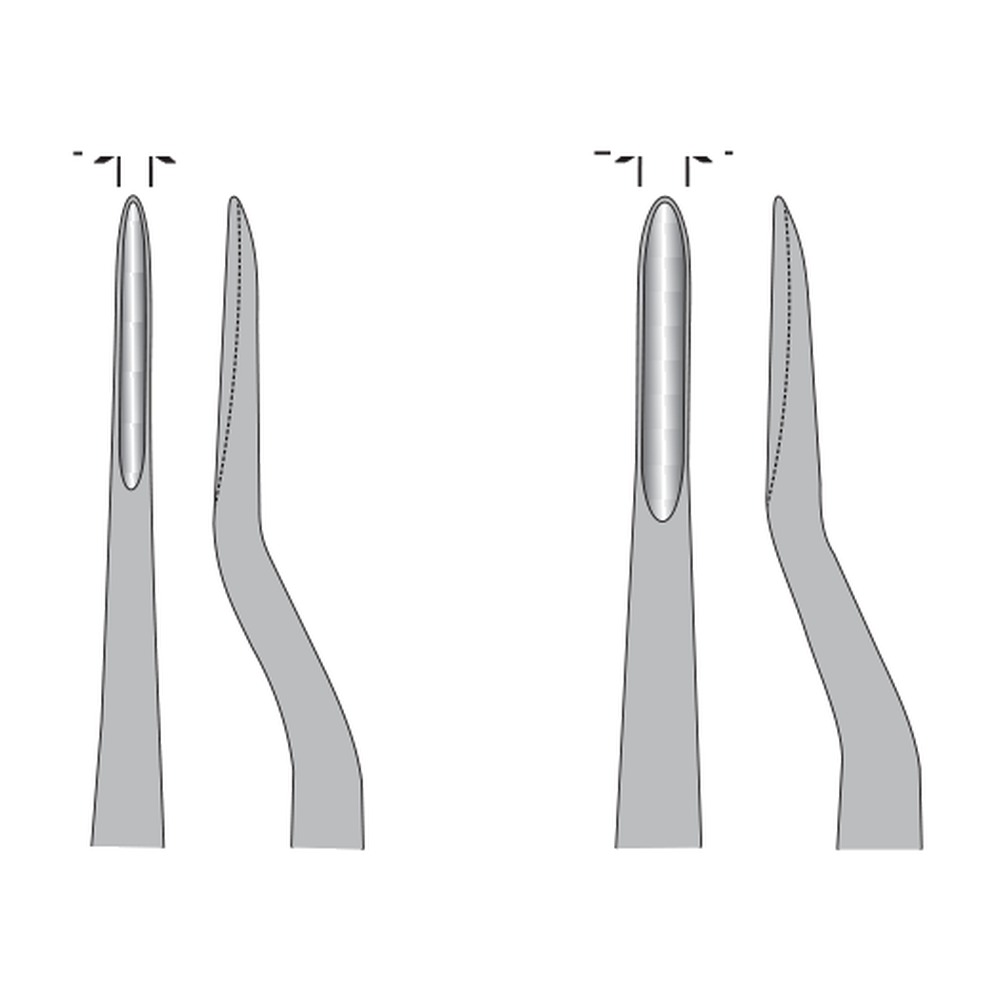 Bayonet Mesial Root Elevator DE-105-02 1 Bayonet Mesial Root Elevator DE-105-02