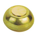 Round Dental Flask, Brass Close View II 50 01