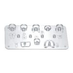 Rubber Dam Clamp Tray With Clamps Rubber Dam RD 410 01S