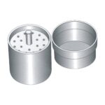 Round Aluminium With Lid Dimensions = Height = TB 125 01