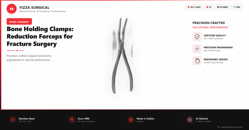 bone holding clamps reduction forceps banner
