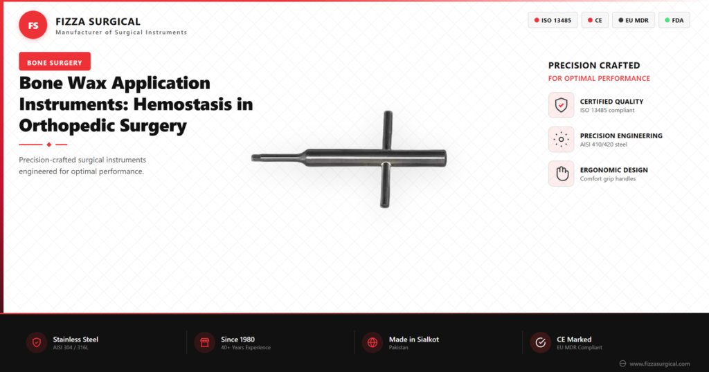 bone wax application instruments hemostasis banner