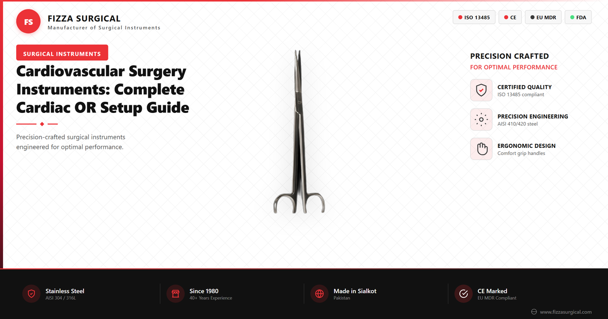Cardiovascular Surgery Instruments Guide - Fizza Surgical