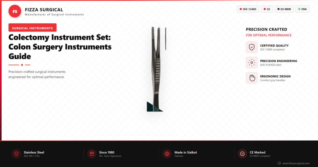 Colectomy Instrument Set: Colon Surgery Instruments Guide 1 colectomy instrument set colon surgery guide banner