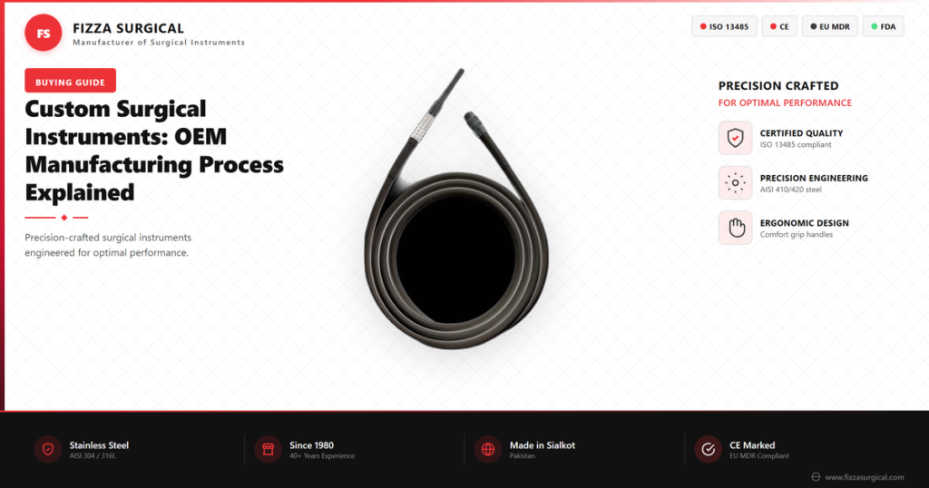 Custom Surgical Instruments: OEM Manufacturing Process Explained 2 custom surgical instruments oem process banner