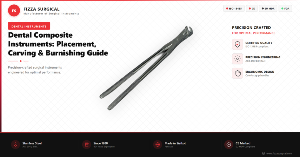 Dental Composite Instruments: Placement & Carving Guide 4 dental composite instruments placement guide banner
