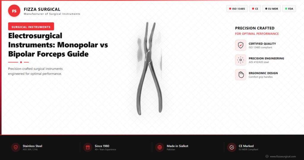 Electrosurgical Instruments: Monopolar vs Bipolar Forceps Guide 1 electrosurgical instruments monopolar vs bipolar banner