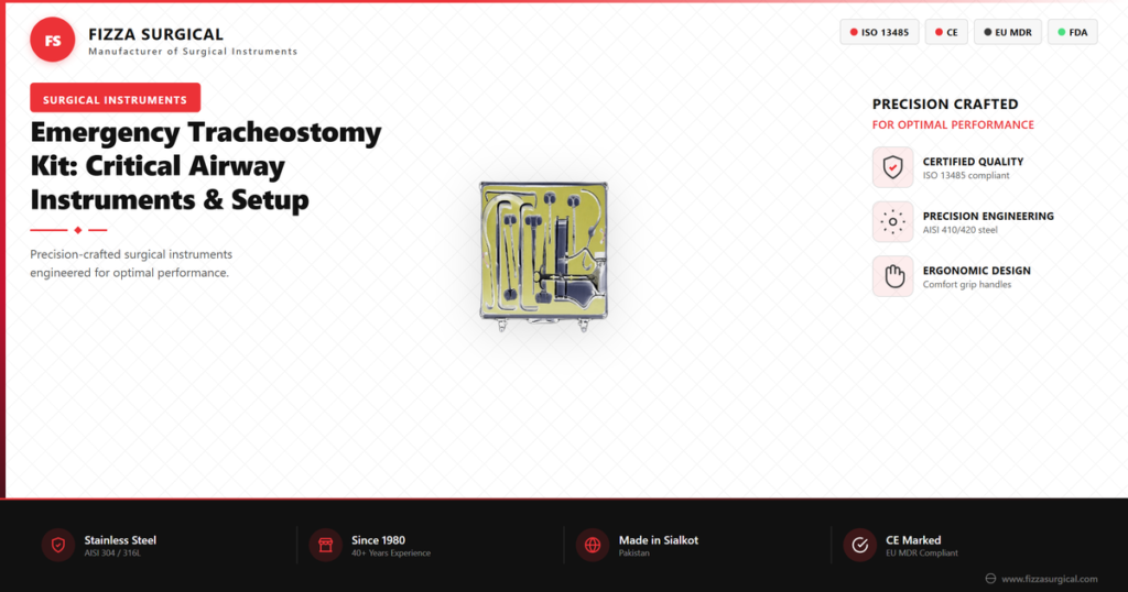 Emergency Tracheostomy Kit: Critical Airway Instruments & Setup 5 emergency tracheostomy kit airway instruments banner