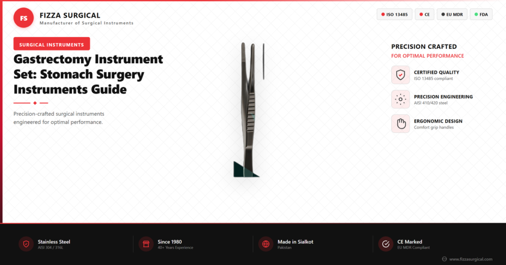 Gastrectomy Instrument Set: Stomach Surgery Instruments Guide 2 gastrectomy instrument set stomach surgery banner