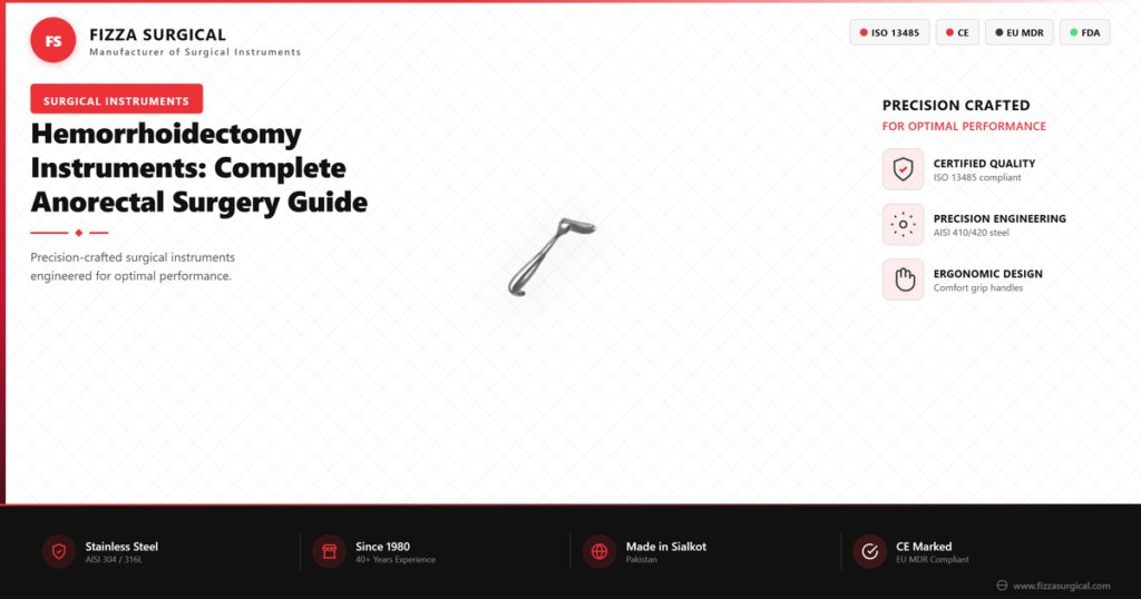 Hemorrhoidectomy Instruments: Complete Anorectal Surgery Guide 3 hemorrhoidectomy instruments anorectal guide banner