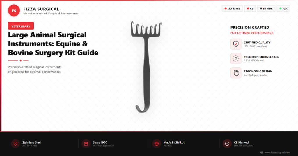Large Animal Surgical Instruments: Equine & Bovine Kit Guide 4 large animal surgical instruments equine bovine banner