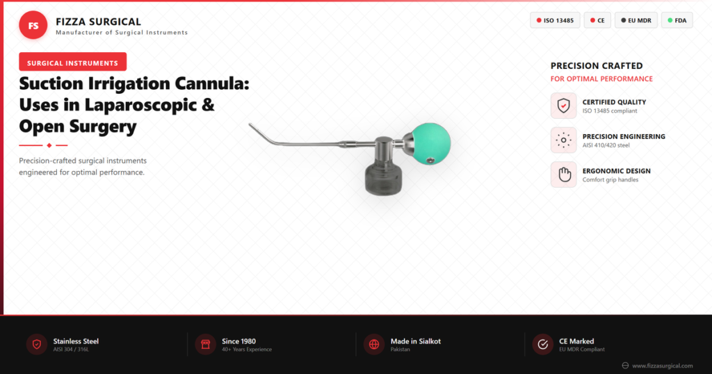 Suction Irrigation Cannula: Laparoscopic & Open Surgery Guide 5 suction irrigation cannula laparoscopic guide banner