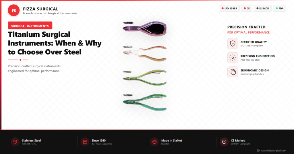 titanium surgical instruments advantages guide banner