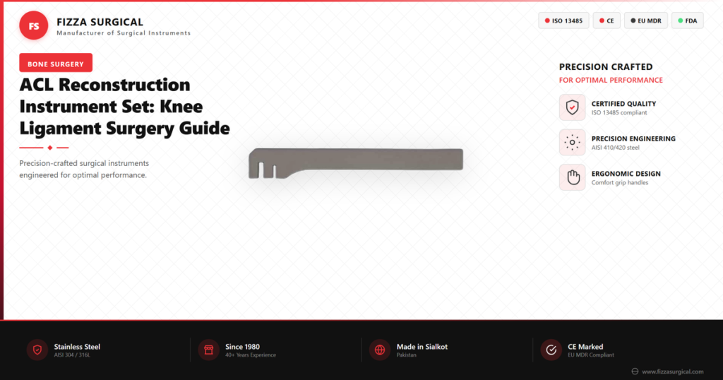acl reconstruction instrument set guide banner