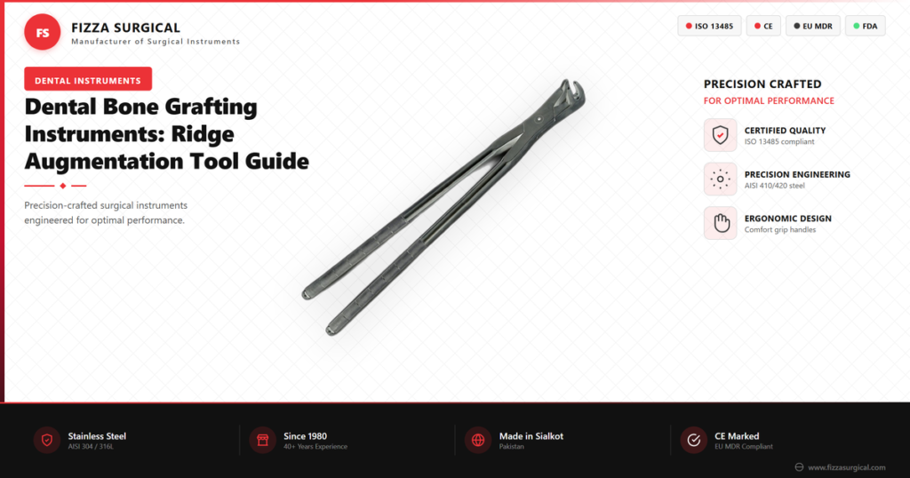 Dental Bone Grafting Instruments: Ridge Augmentation Tool Guide 6 dental bone grafting instruments guide banner