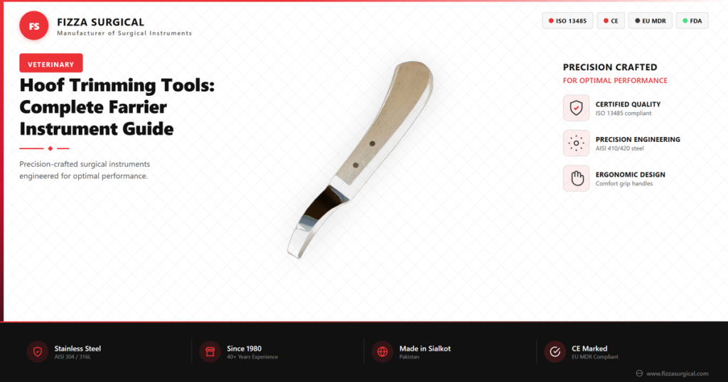 Hoof Trimming Tools: Complete Farrier Instrument Guide 1 hoof trimming tools farrier instrument guide banner