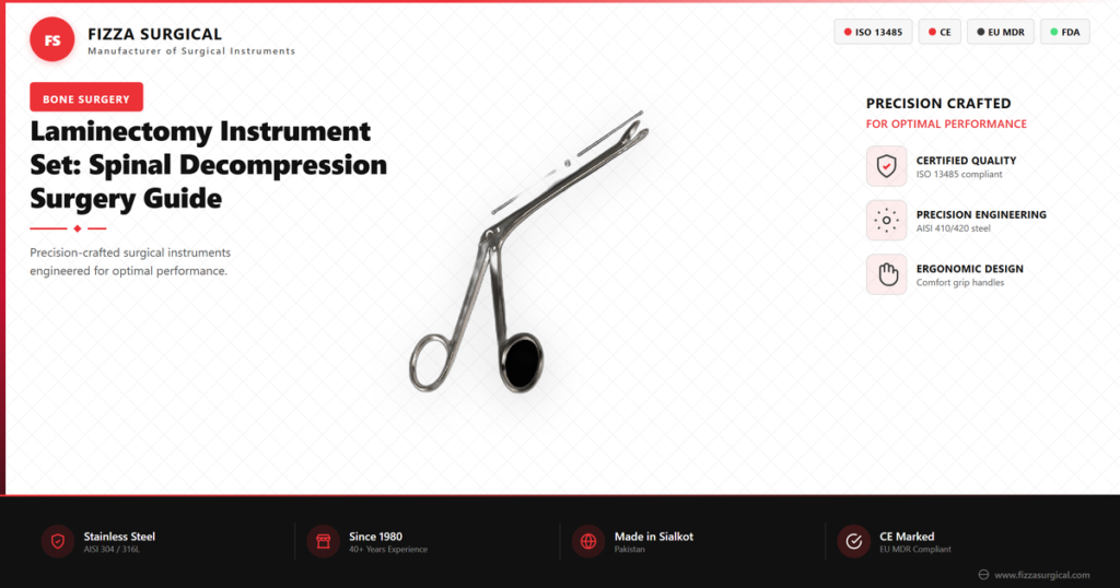 laminectomy instrument set spinal guide banner